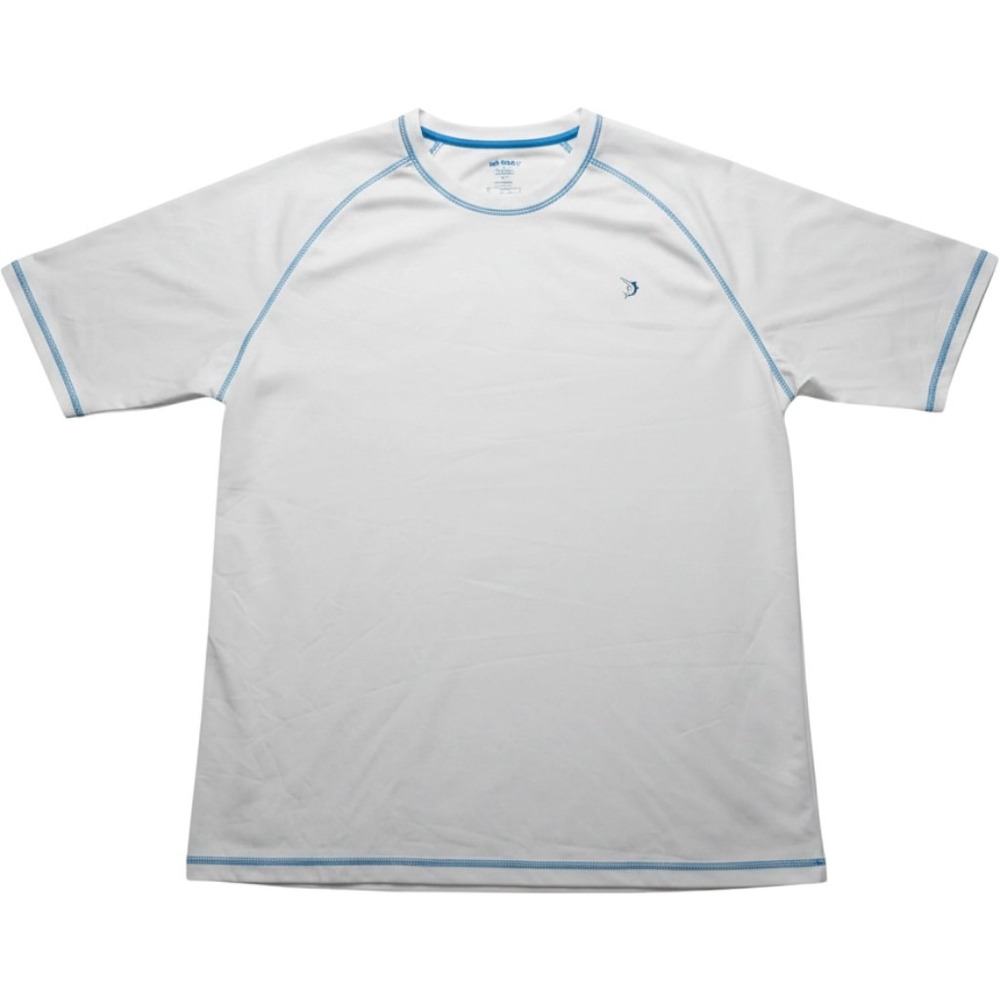 Reel Legends Shirt Mens 2XL White Short Sleeve Fishing Performance Tee Top